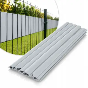 20x KLIPS KLIPSY JASNOSZARY DO MONTAŻU TAŚM OGRODZENIOWYCH 19cm